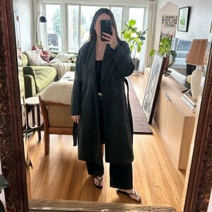 Old Navy gray double breasted coat